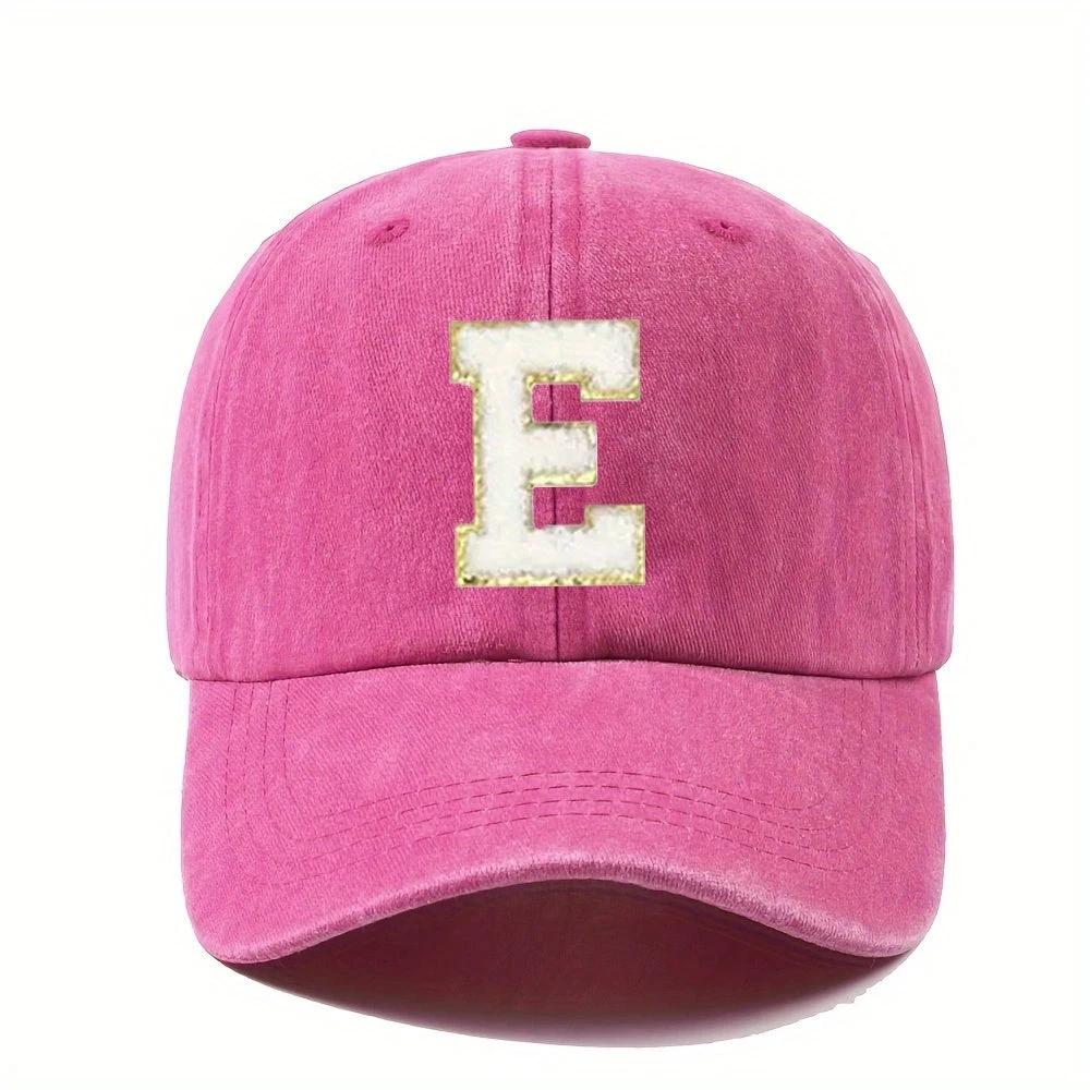 Casquette Baseball – Alphabet A–Z Rose & Dorée - LSDLBoutique