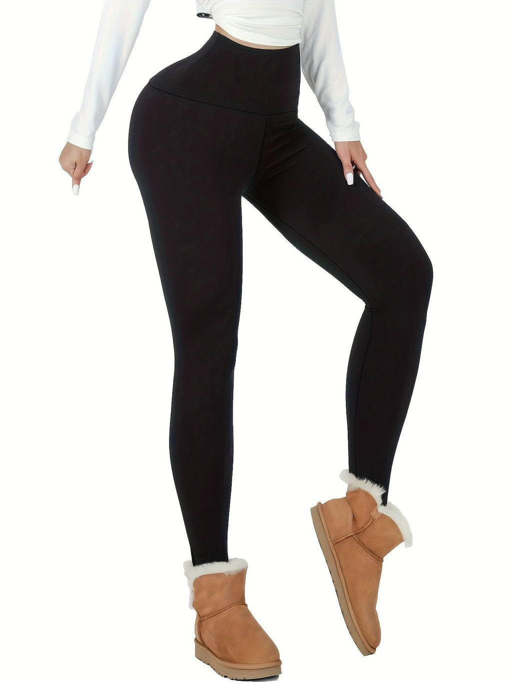 Lot de 3 Leggings Thermiques Femme – Taille Haute - LSDLBoutique