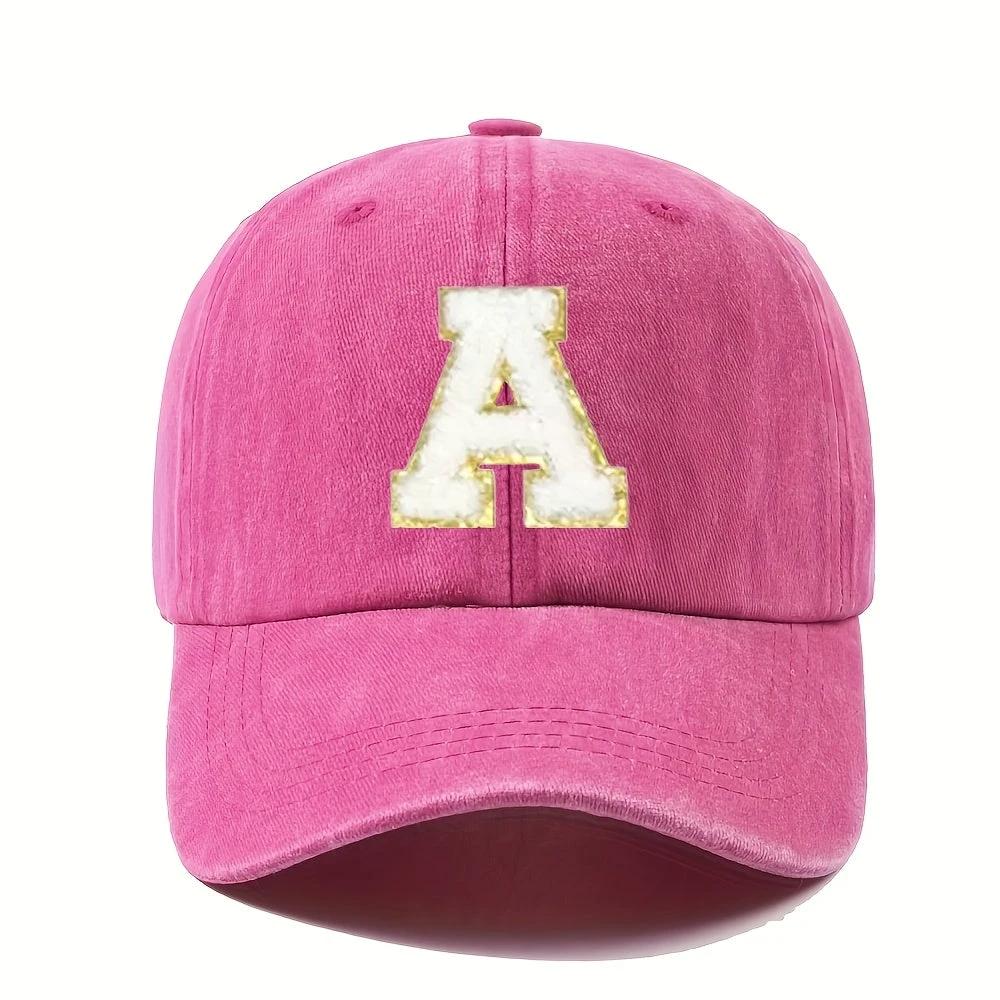 Casquette Baseball – Alphabet A–Z Rose & Dorée - LSDLBoutique
