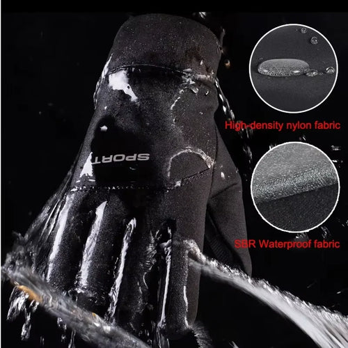 Gants thermiques tactiles de sport – Paume antidérapante – vue 2 | Les Secrets de Léa