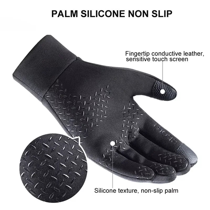 Gants thermiques tactiles de sport – Paume antidérapante – vue 3 | Les Secrets de Léa