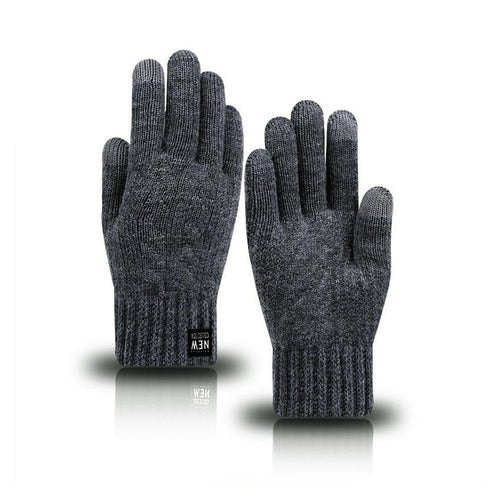 Gants tricotés doublés polaire – Écran tactile, femme