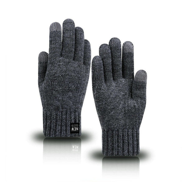 Gants tricotés doublés polaire – Écran tactile, femme