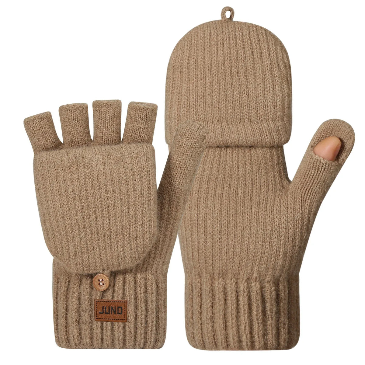 Gants tricotés doublés polaire – Écran tactile, femme – vue 11 | Les Secrets de Léa
