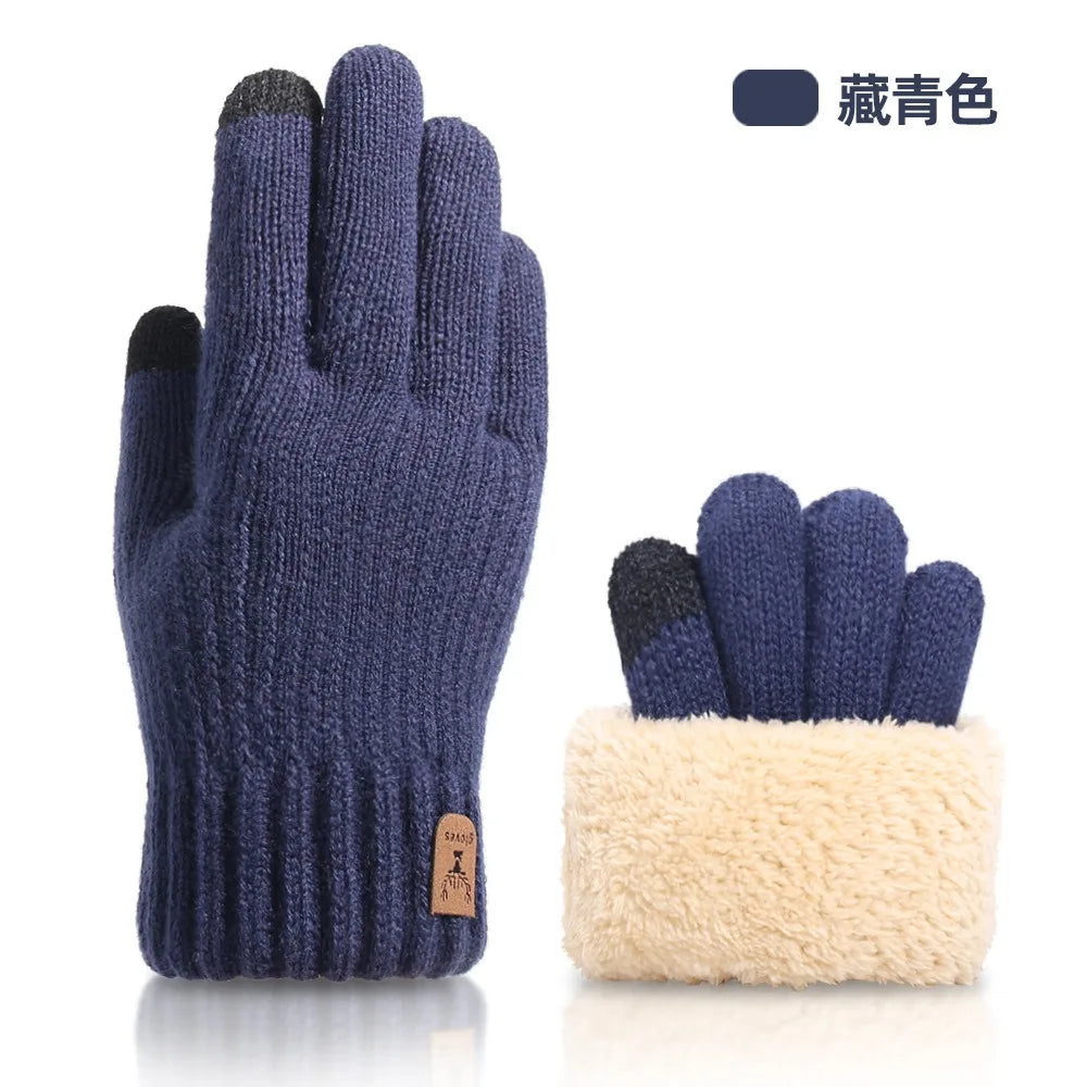 Gants tricotés doublés polaire – Écran tactile, femme – vue 19 | Les Secrets de Léa