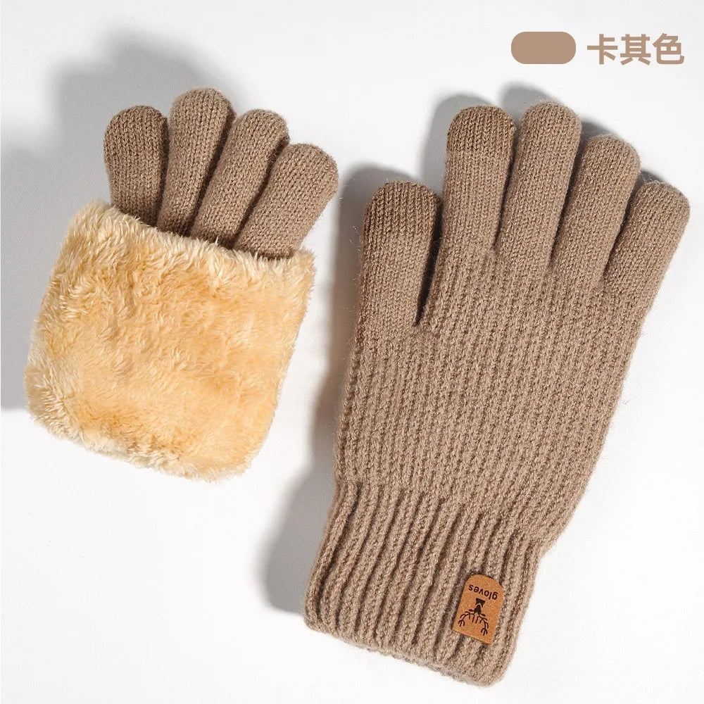 Gants tricotés doublés polaire – Écran tactile, femme – vue 21 | Les Secrets de Léa