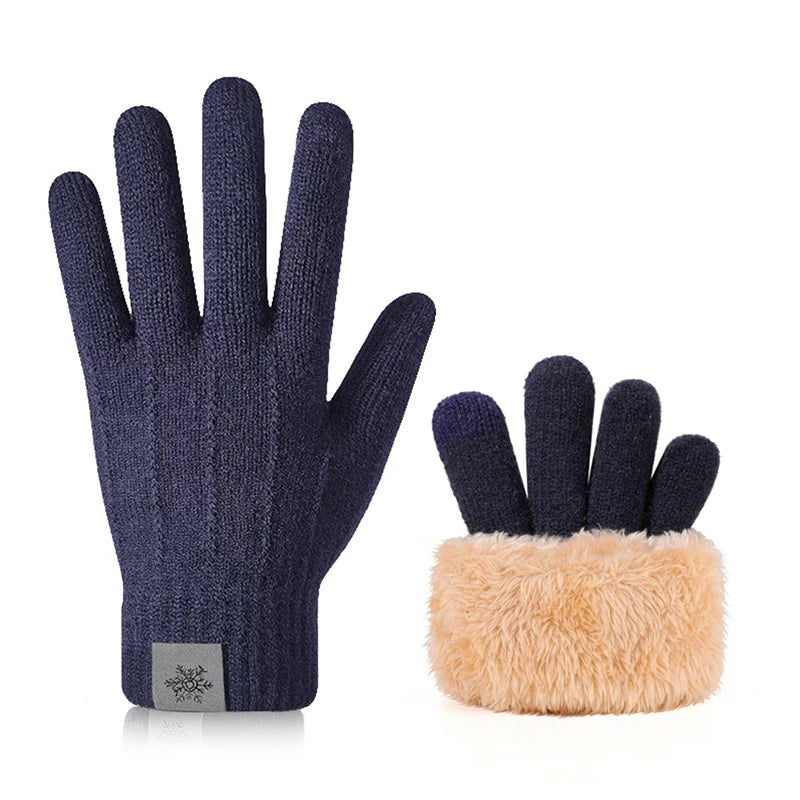 Gants tricotés doublés polaire – Écran tactile, femme – vue 26 | Les Secrets de Léa