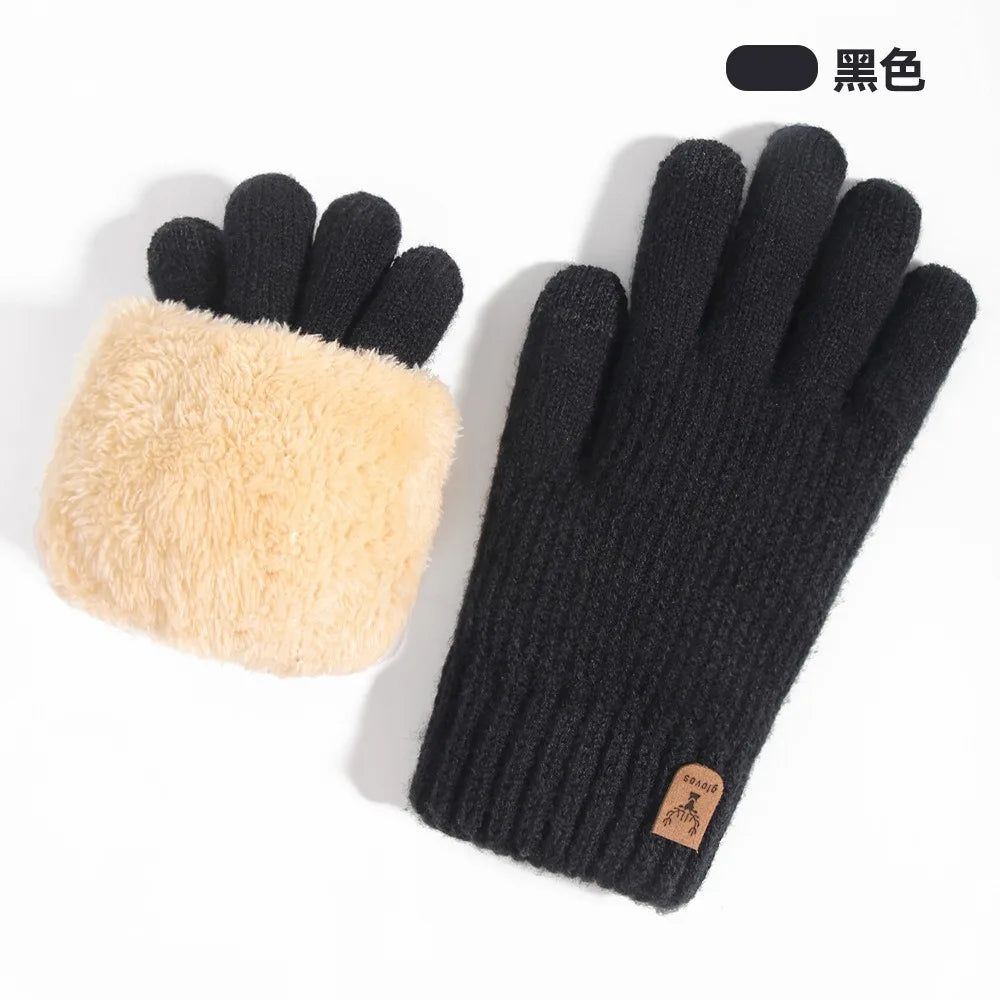Gants tricotés doublés polaire – Écran tactile, femme – vue 27 | Les Secrets de Léa