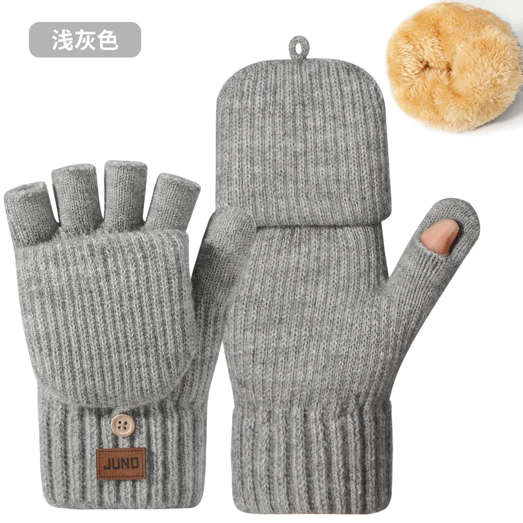 Gants tricotés doublés polaire – Écran tactile, femme – vue 29 | Les Secrets de Léa
