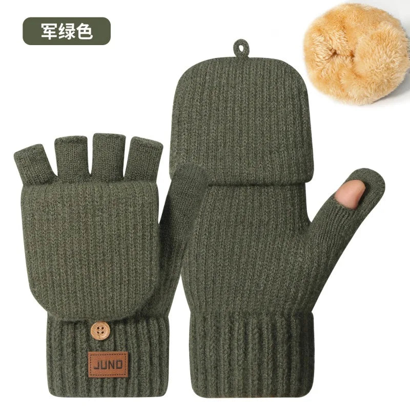 Gants tricotés doublés polaire – Écran tactile, femme – vue 30 | Les Secrets de Léa