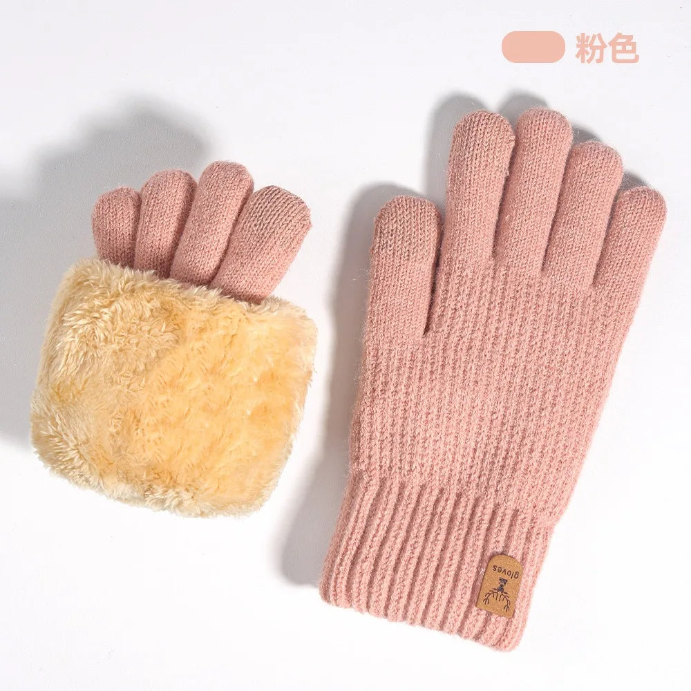 Gants tricotés doublés polaire – Écran tactile, femme – vue 31 | Les Secrets de Léa
