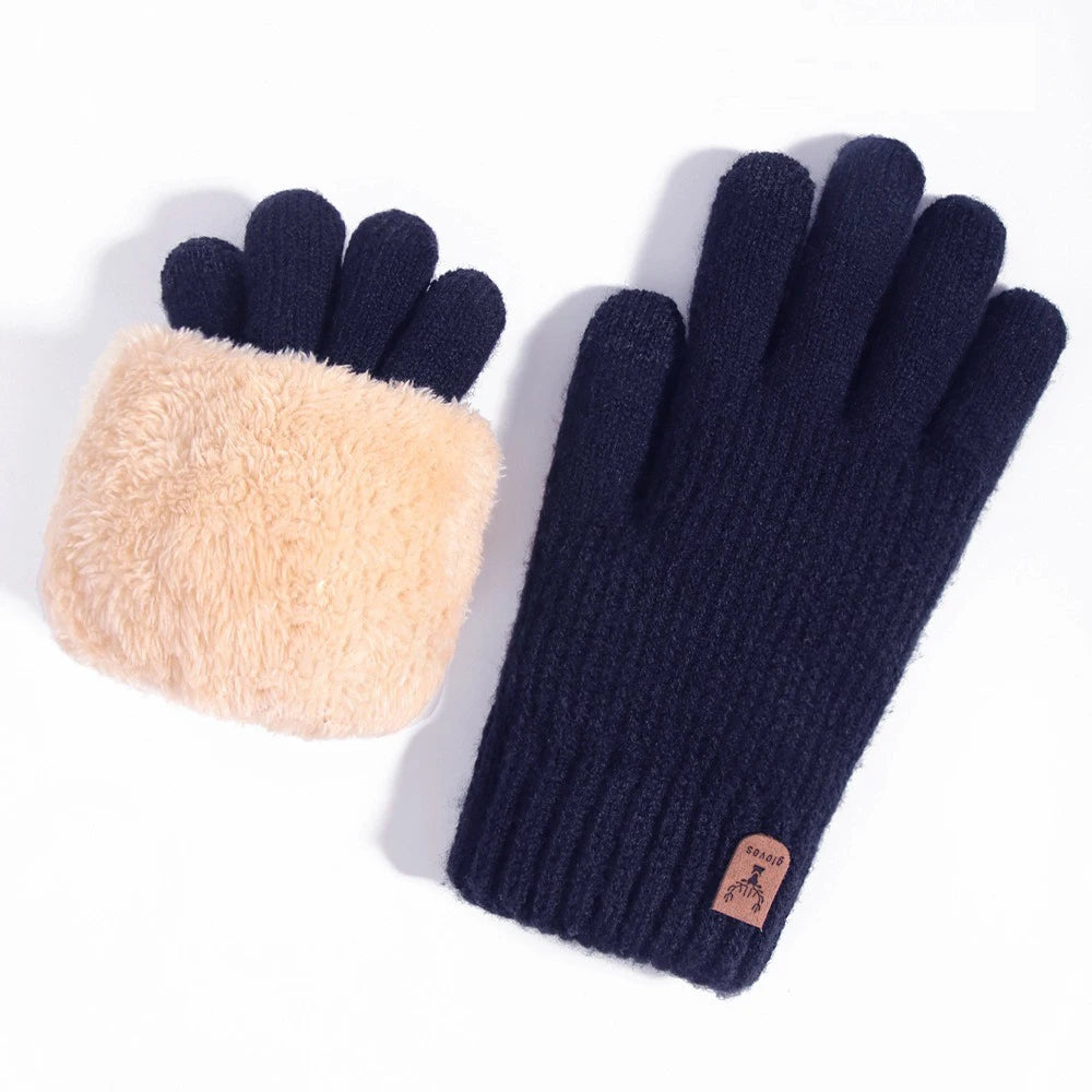 Gants tricotés doublés polaire – Écran tactile, femme – vue 32 | Les Secrets de Léa
