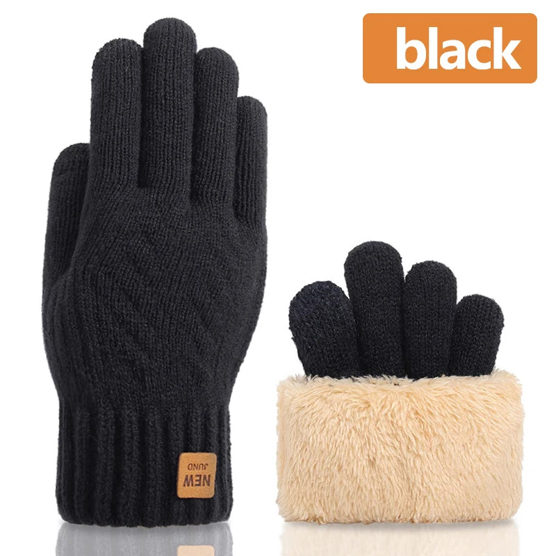 Gants tricotés doublés polaire – Écran tactile, femme – vue 35 | Les Secrets de Léa