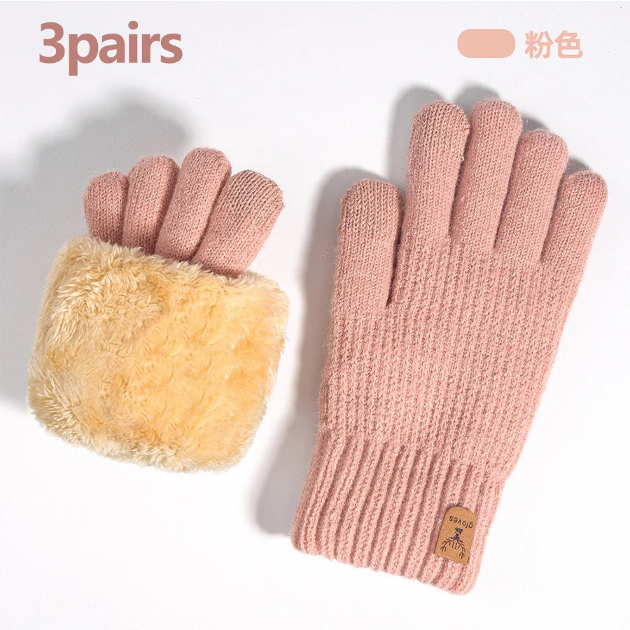Gants tricotés doublés polaire – Écran tactile, femme – vue 9 | Les Secrets de Léa