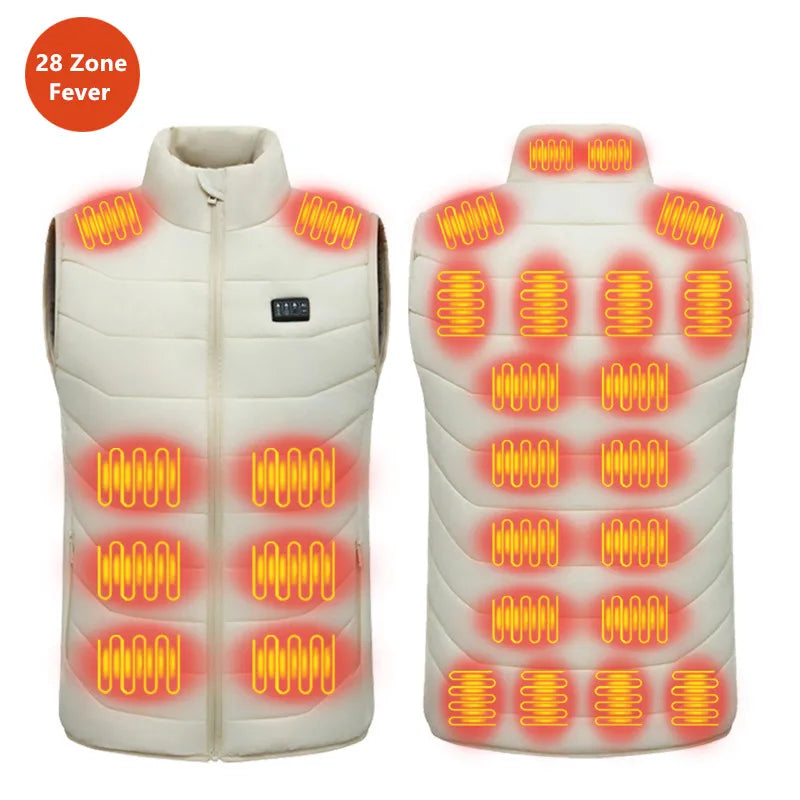 Gilet chauffant 28 zones – Batterie non fournie, S à 5XL – vue 6 | Les Secrets de Léa