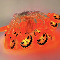 Guirlande lumineuse Halloween citrouilles et fantômes – LED – vue 7 | Les Secrets de Léa