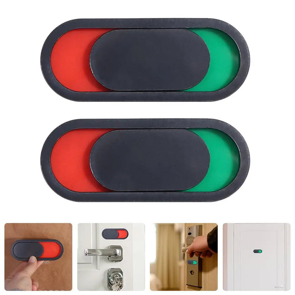Indicateur coulissant libre / occupé pour porte – 10 cm – vue 7 | Les Secrets de Léa