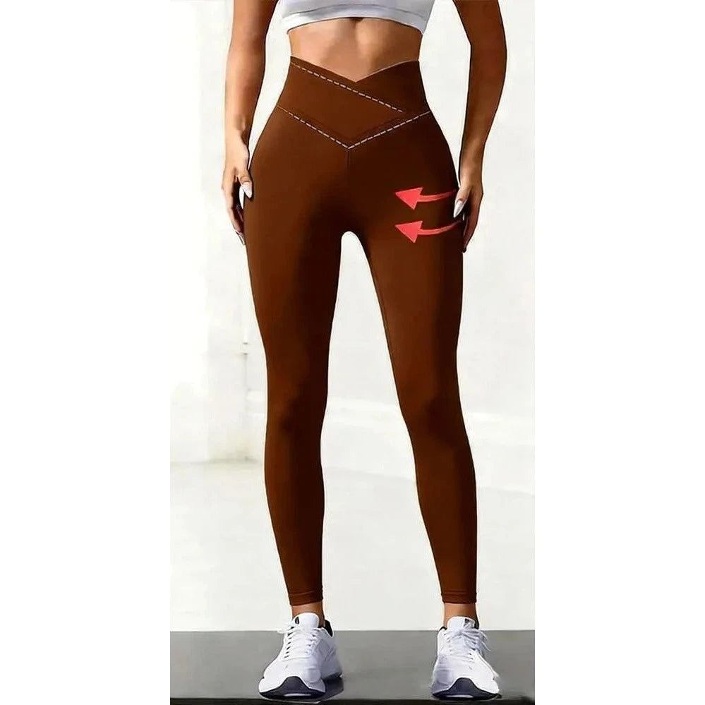 Legging de sport taille haute croisée – 3 coloris – vue 11 | Les Secrets de Léa