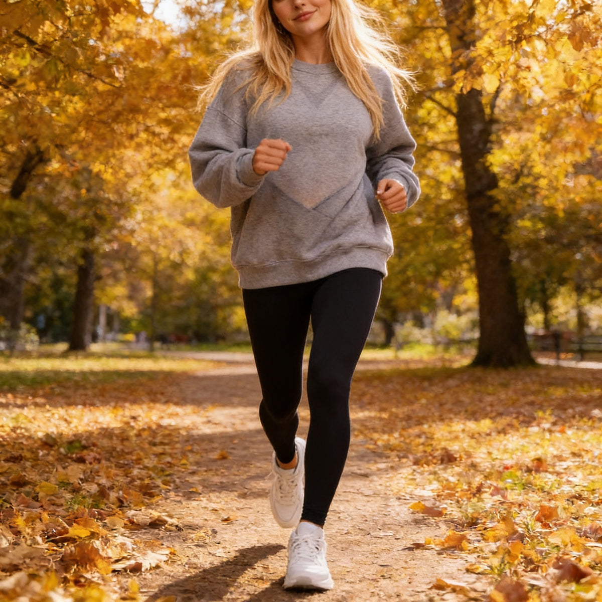 Legging de sport taille haute croisée – 3 coloris