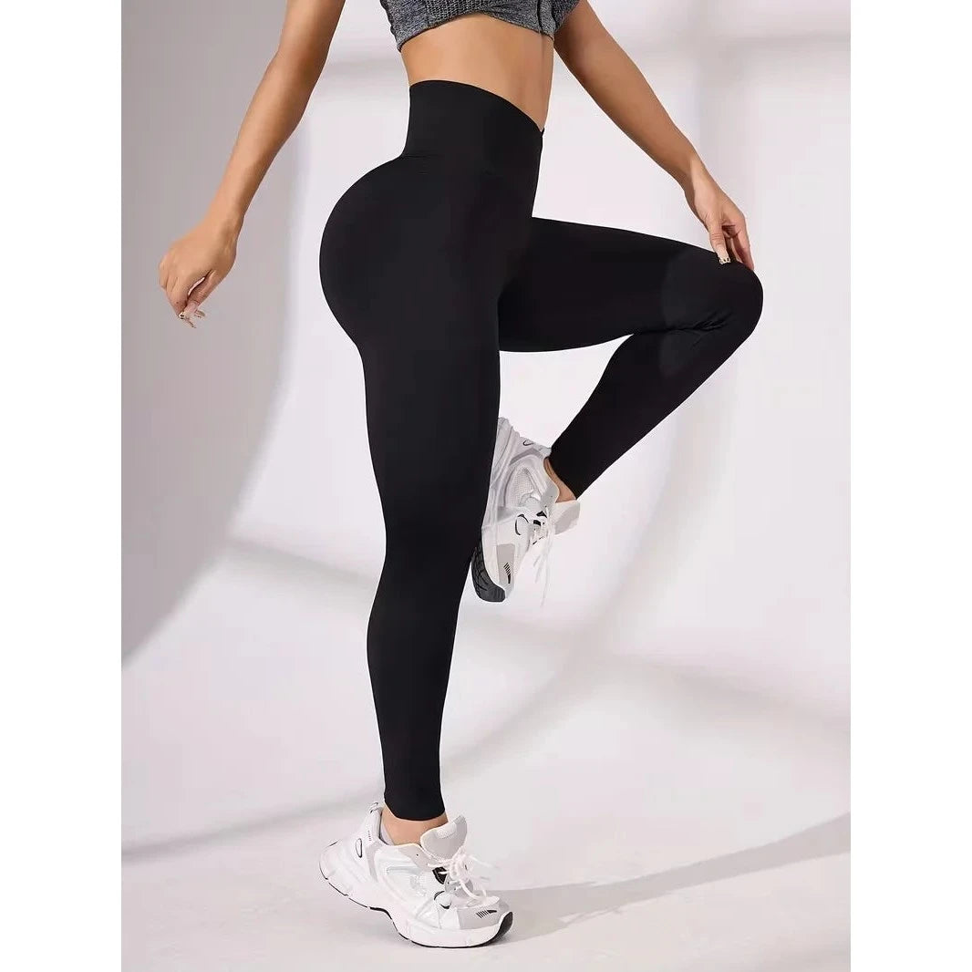 Legging de sport taille haute croisée – 3 coloris – vue 7 | Les Secrets de Léa