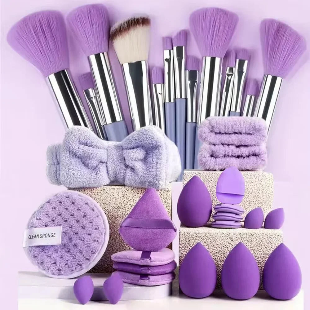 Lot de pinceaux de maquillage – 4 à 33 pièces – vue 8 | Les Secrets de Léa