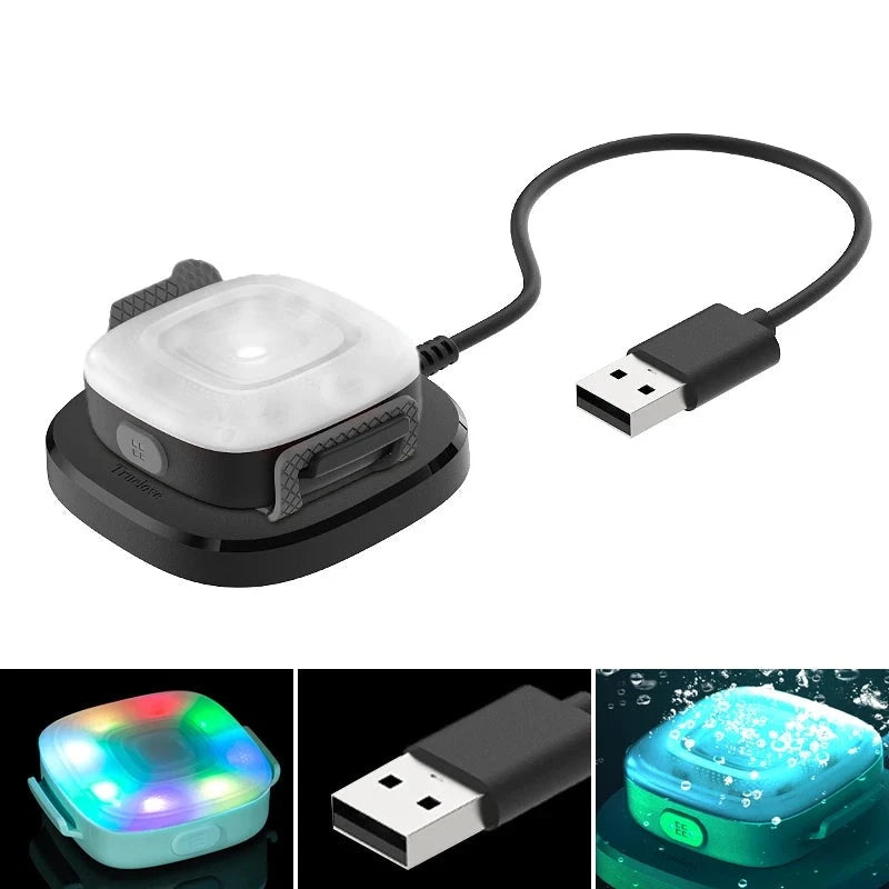 Lumière LED rechargeable pour collier ou harnais de chien – vue 3 | Les Secrets de Léa