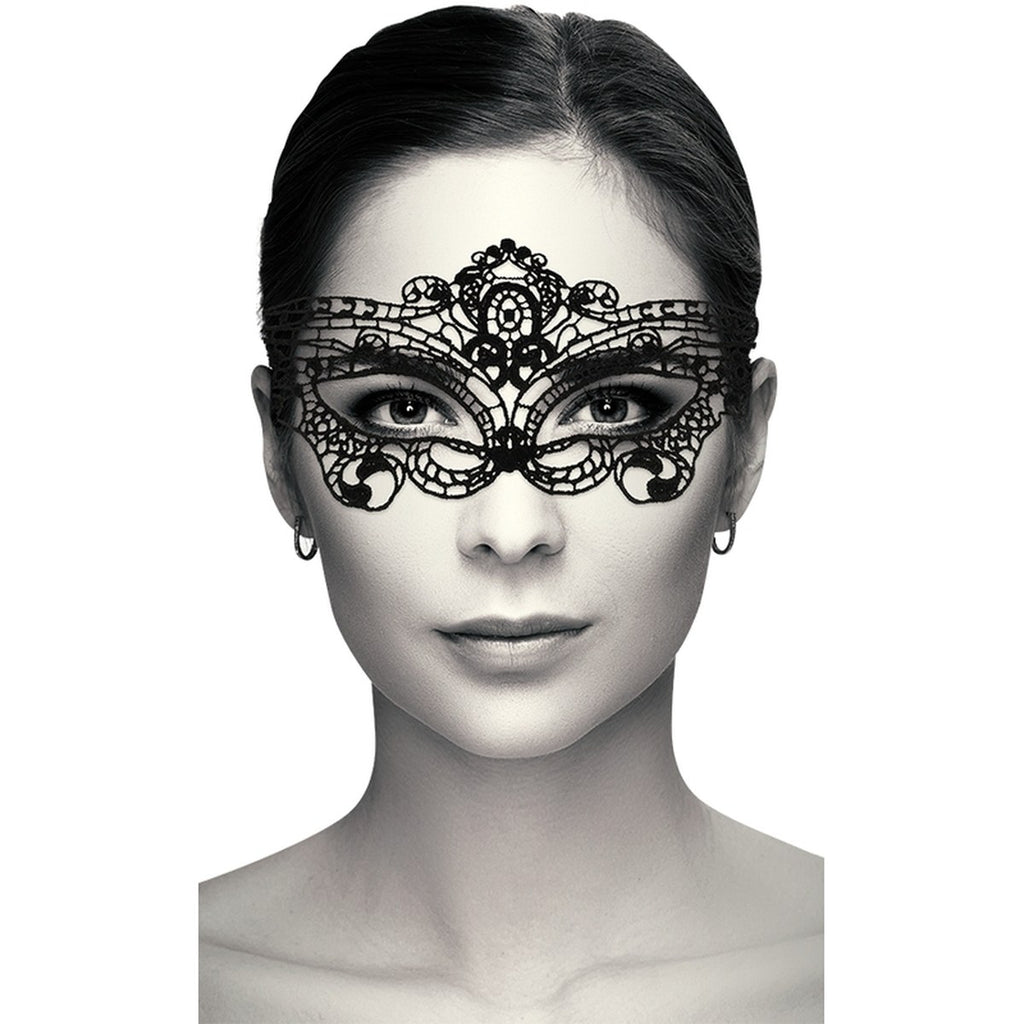 Masque en dentelle Chic noir – Coquette