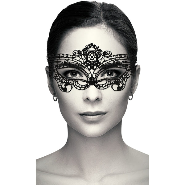 Masque en dentelle Chic noir – Coquette