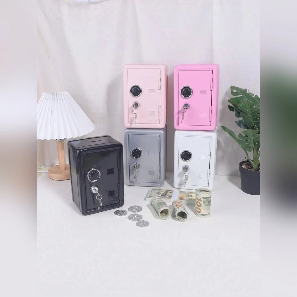 Mini coffre à code et clé en métal – 18 cm – vue 3 | Les Secrets de Léa