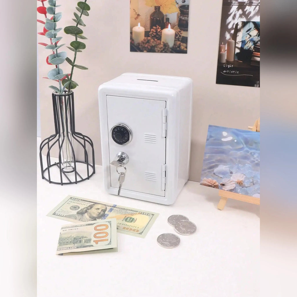Mini coffre à code et clé en métal – 18 cm – vue 5 | Les Secrets de Léa