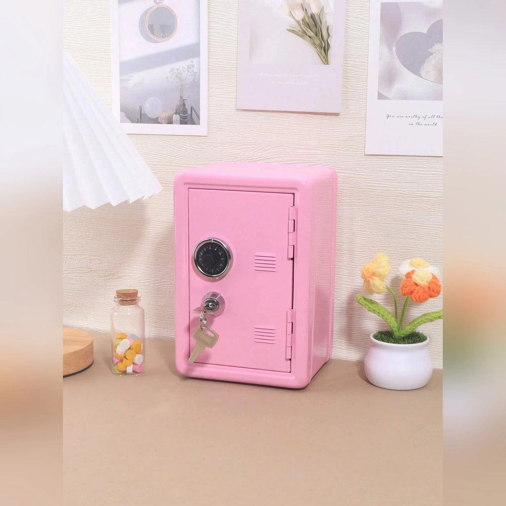 Mini coffre à code et clé en métal – 18 cm – vue 8 | Les Secrets de Léa