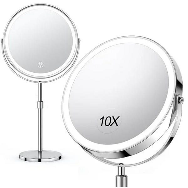 Miroir lumineux 8 pouces – Grossissement 10×
