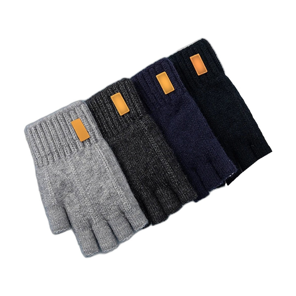 Mitaines tricotées doublées peluche – 4 coloris