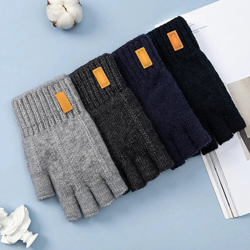 Mitaines tricotées doublées peluche – 4 coloris – vue 5 | Les Secrets de Léa