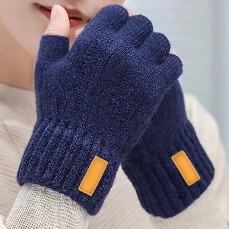 Mitaines tricotées doublées peluche – 4 coloris – vue 8 | Les Secrets de Léa