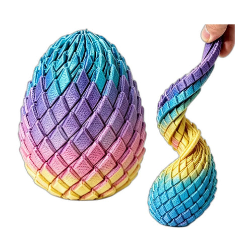 Packshot – Œuf de dragon articulé imprimé en 3D – Anti-stress