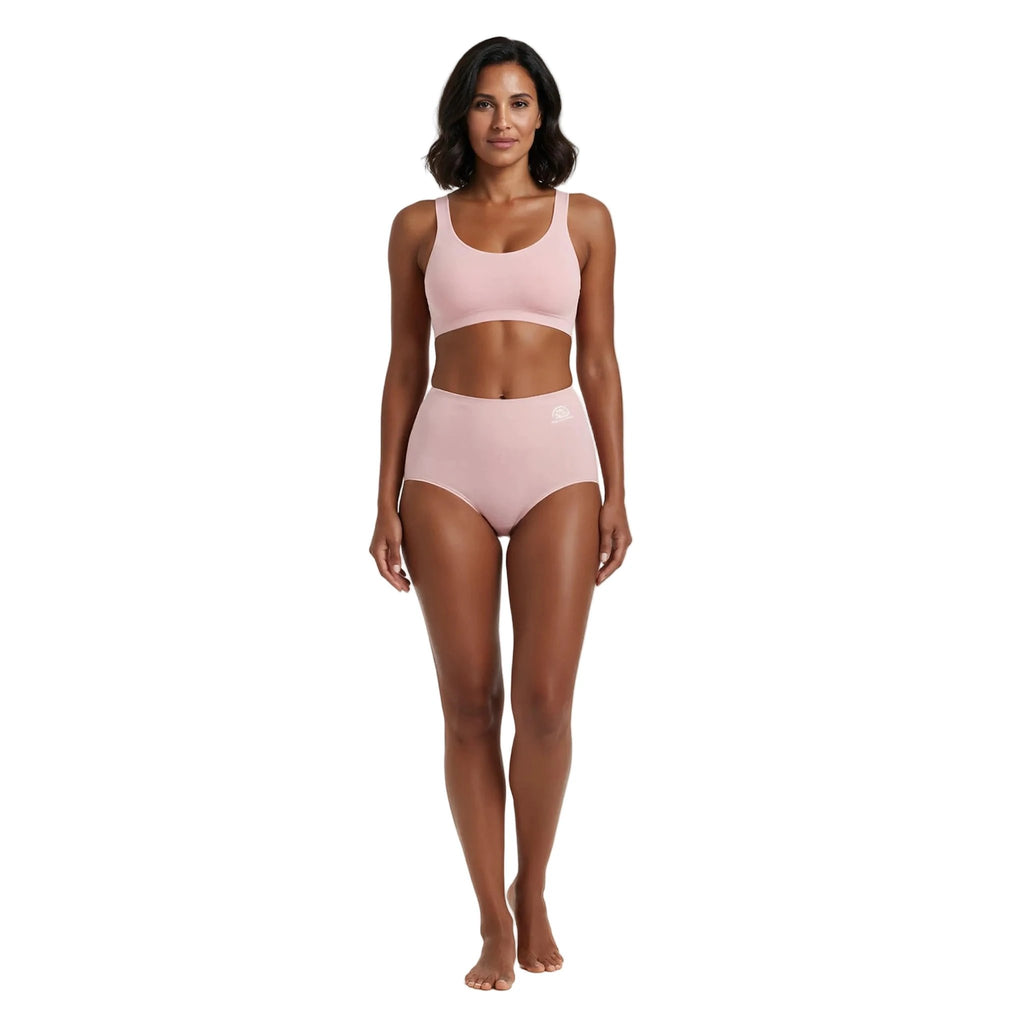 Les Secrets de Léa – Culotte taille haute en coton (lot de 5) – Olive - LSDLBoutique