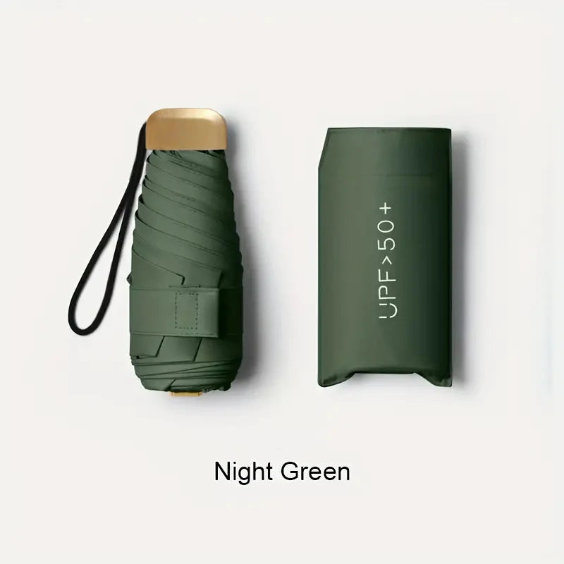 Ombrelle parapluie mini 5 plis UPF 50+ – 9 coloris – vue 10 | Les Secrets de Léa
