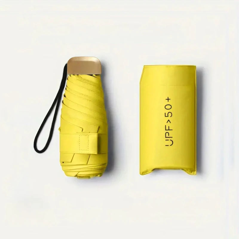 Ombrelle parapluie mini 5 plis UPF 50+ – 9 coloris – vue 12 | Les Secrets de Léa