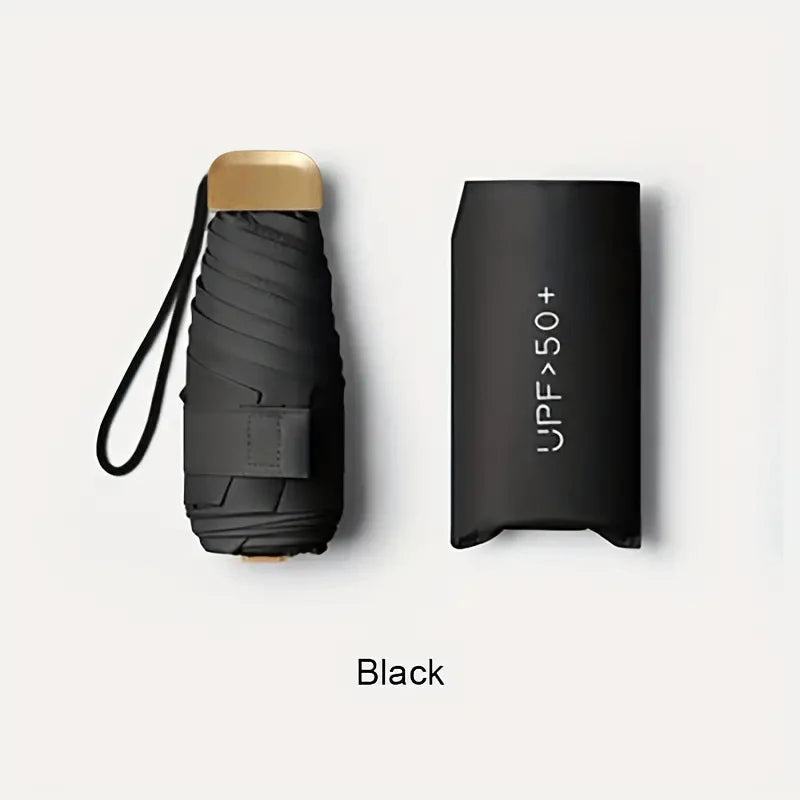 Ombrelle parapluie mini 5 plis UPF 50+ – 9 coloris – vue 13 | Les Secrets de Léa