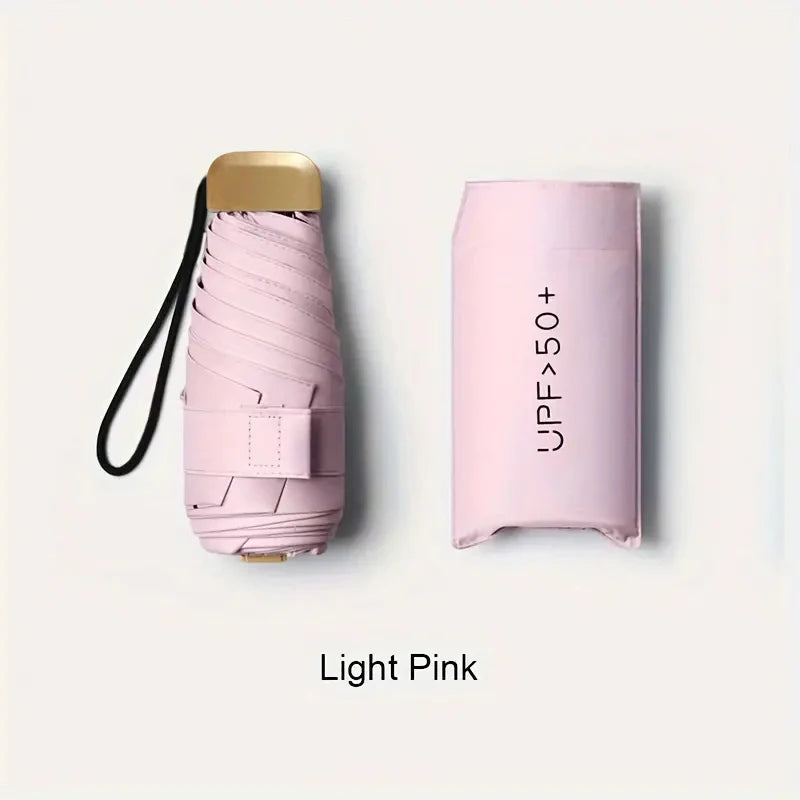 Ombrelle parapluie mini 5 plis UPF 50+ – 9 coloris – vue 15 | Les Secrets de Léa