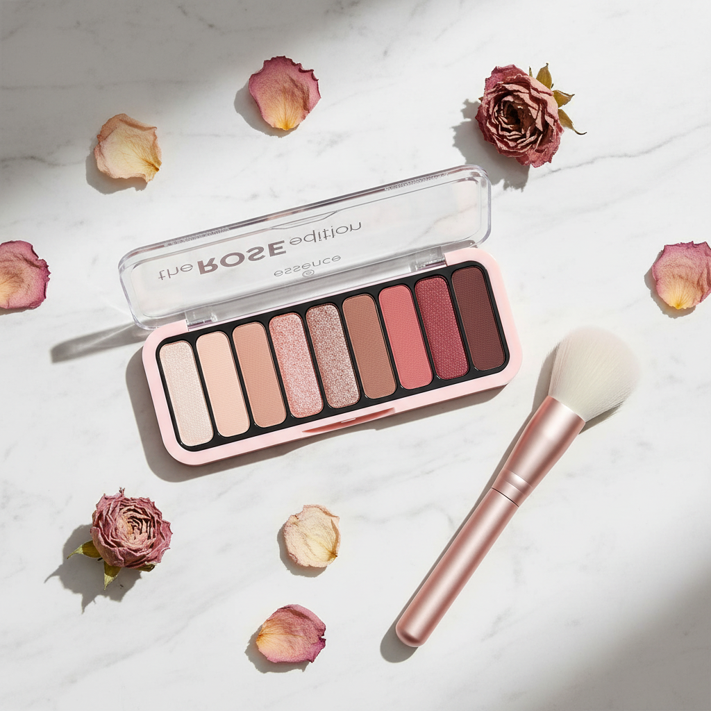Palette d'ombres à paupières – The Rose Edition – Essence
