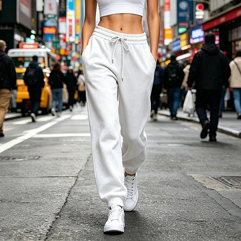 Pantalon de jogging femme – Taille élastique et cordon – vue 4 | Les Secrets de Léa
