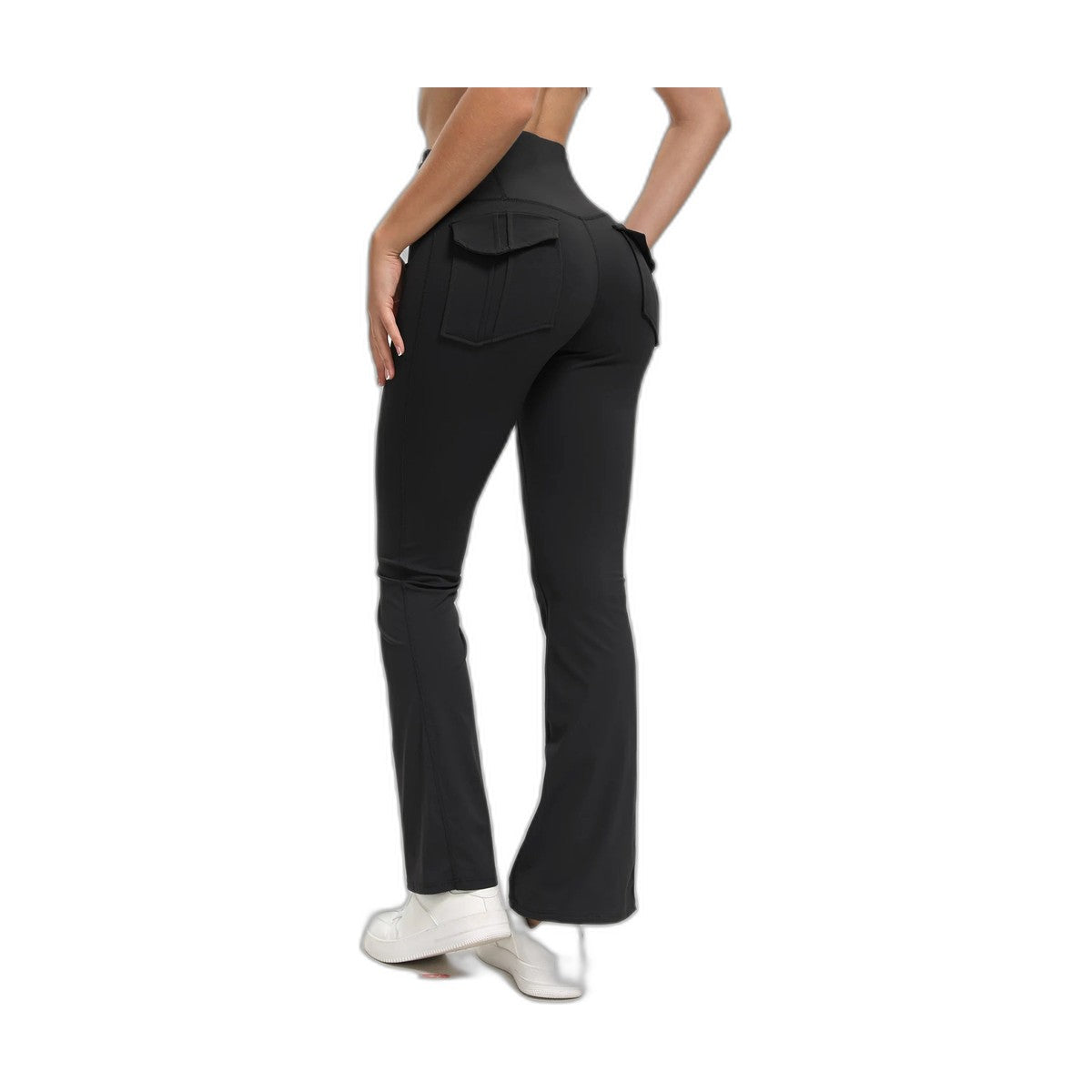 Pantalon de yoga évasé à poches – Classique ou molletonné