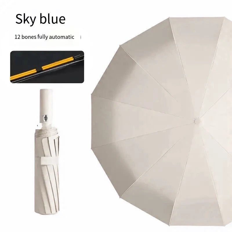 Parapluie automatique 24 baleines anti-vent – 7 coloris – vue 10 | Les Secrets de Léa