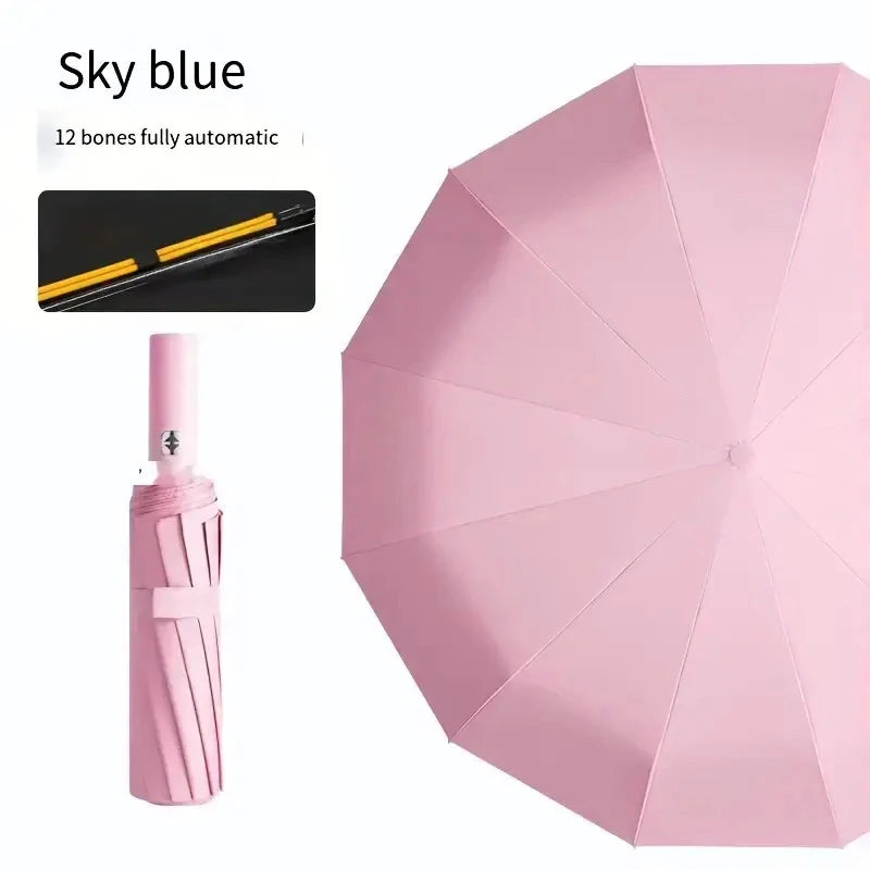 Parapluie automatique 24 baleines anti-vent – 7 coloris – vue 11 | Les Secrets de Léa