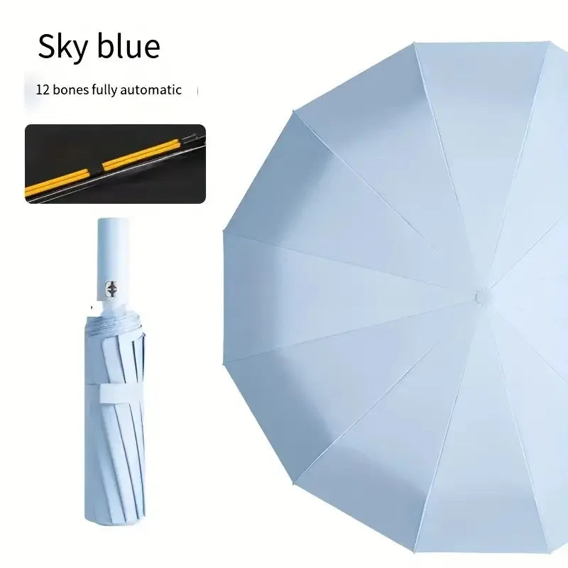 Parapluie automatique 24 baleines anti-vent – 7 coloris – vue 13 | Les Secrets de Léa