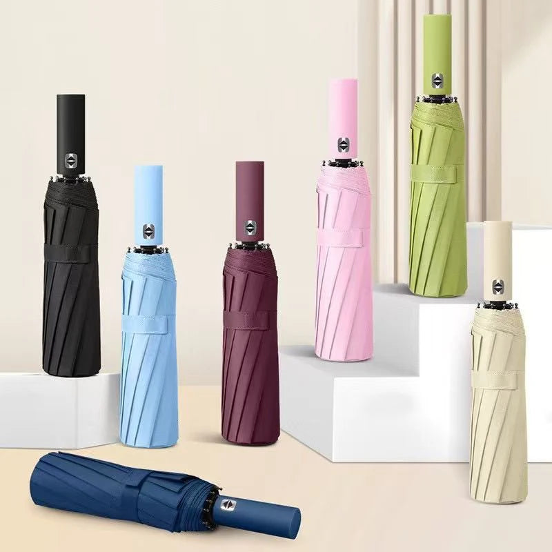 Parapluie automatique 24 baleines anti-vent – 7 coloris – vue 6 | Les Secrets de Léa