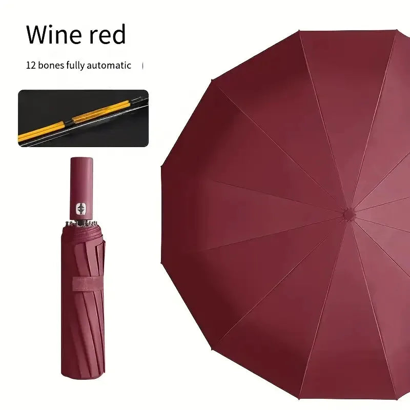 Parapluie automatique 24 baleines anti-vent – 7 coloris – vue 9 | Les Secrets de Léa