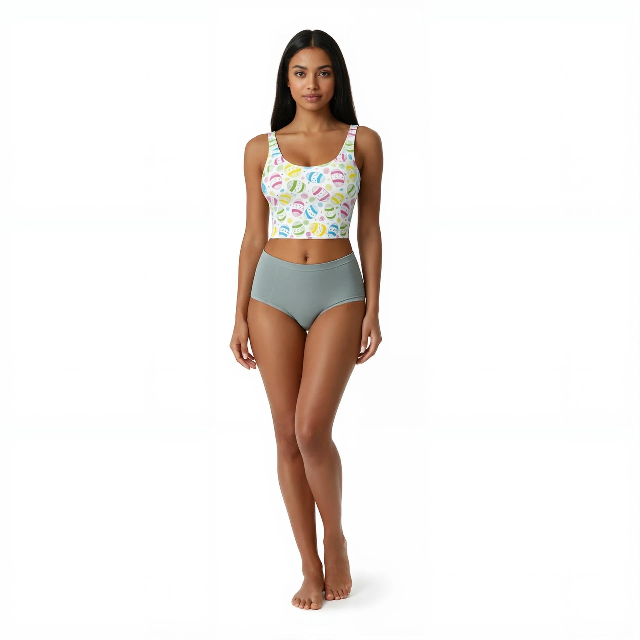 Les Secrets de Léa – Soutien-gorge sport floral rétro multicolore – Pascale - LSDLBoutique